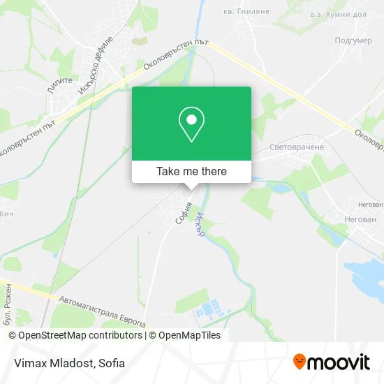 Карта Vimax Mladost