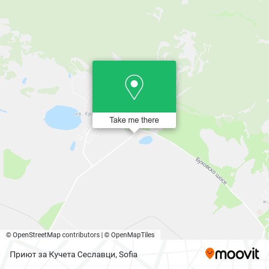 Карта Приют за Кучета Сеславци