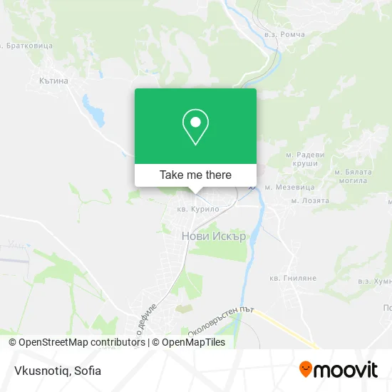 Карта Vkusnotiq