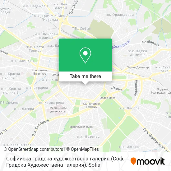 Софийска градска художествена галерия (Соф. Градска Художествена галерия) map