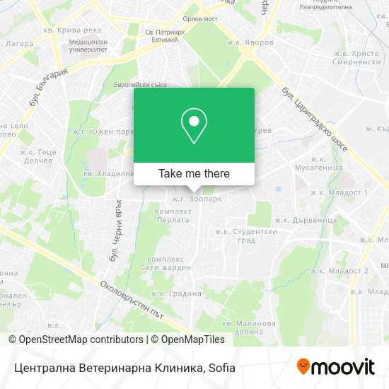 Карта Централна Ветеринарна Клиника