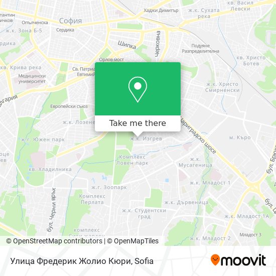 Улица Фредерик Жолио Кюри map