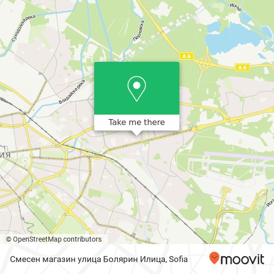 Смесен магазин улица Болярин Илица map