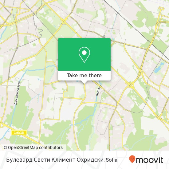 Булевард Свети Климент Охридски map