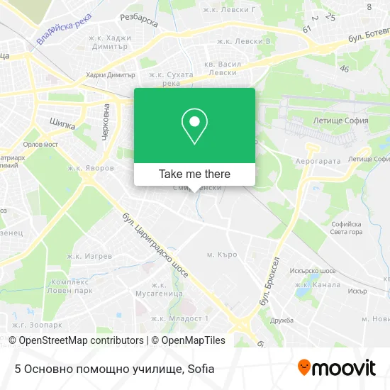 Карта 5 Основно помощно училище