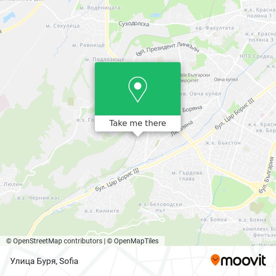 Улица Буря map