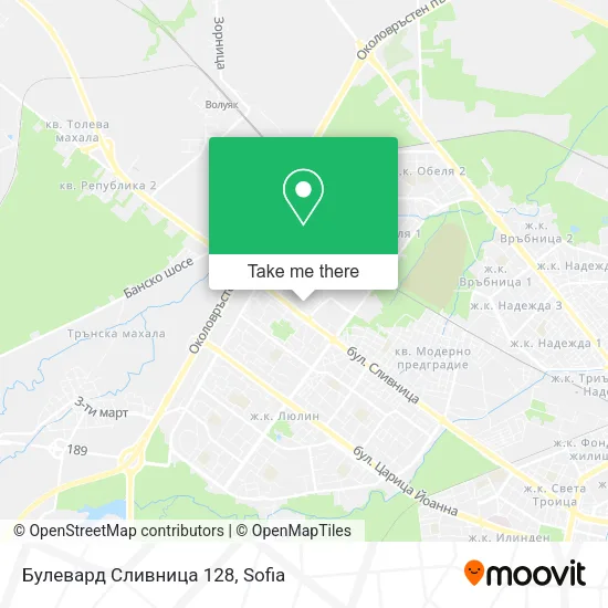 Карта Булевард Сливница 128