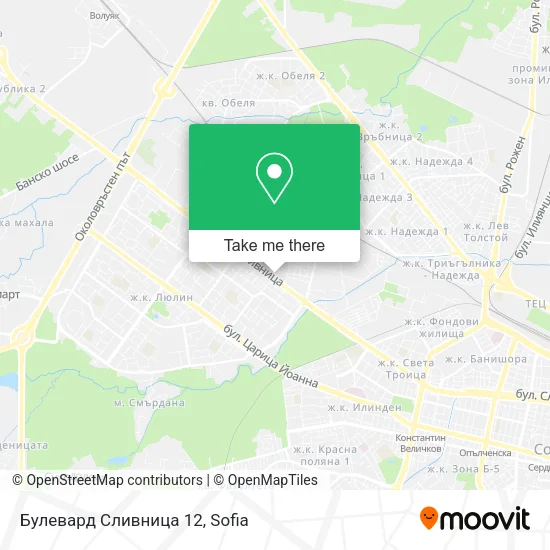 Карта Булевард Сливница 12