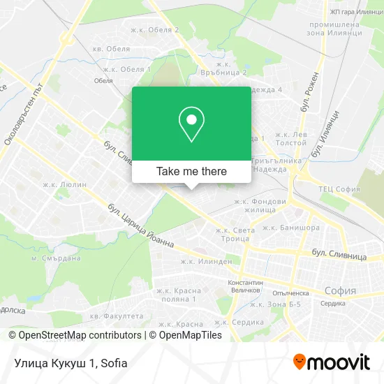 Карта Улица Кукуш 1