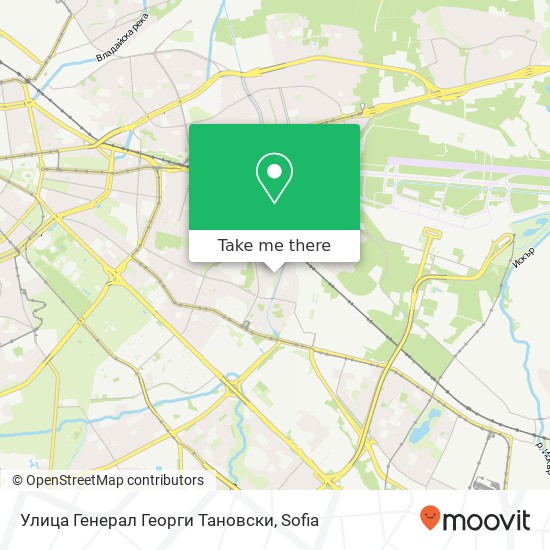 Карта Улица Генерал Георги Тановски