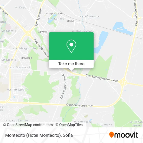 Карта Montecito (Hotel Montecito)