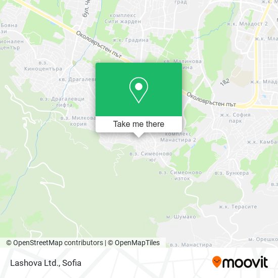 Lashova Ltd. map