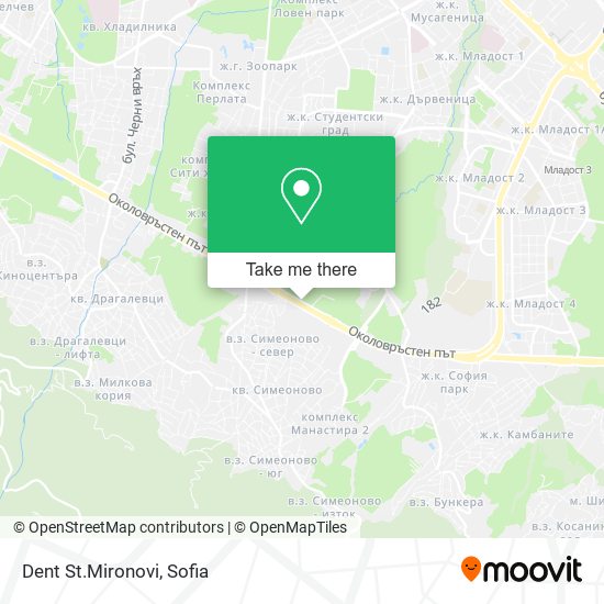 Dent St.Mironovi map
