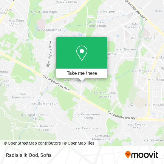 Карта Radialslik Ood