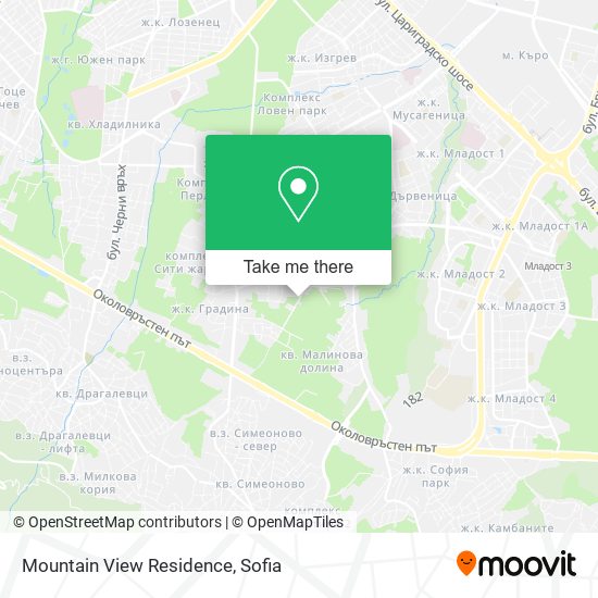Mountain View Residence map