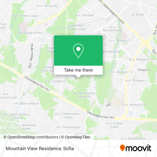 Карта Mountain View Residence