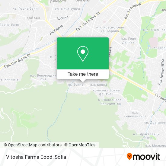 Карта Vitosha Farma Eood