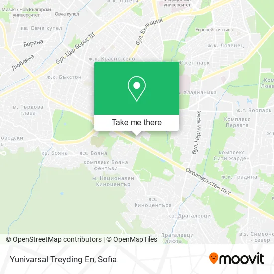 Карта Yunivarsal Treyding En