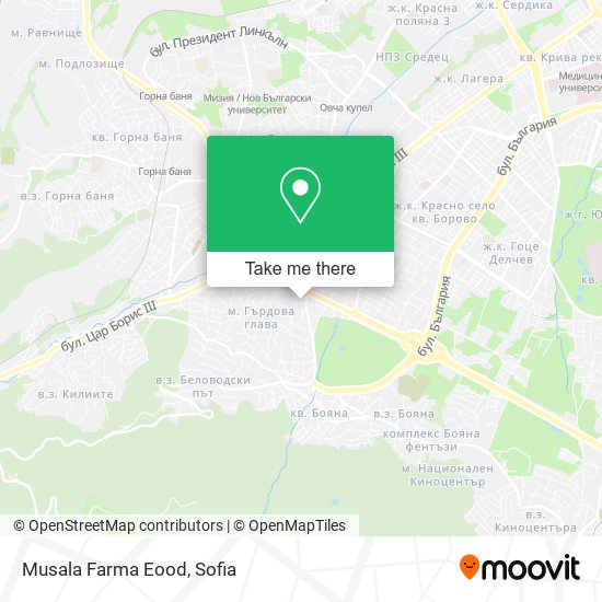 Musala Farma Eood map