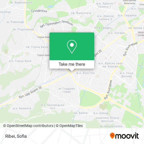 Ribei map