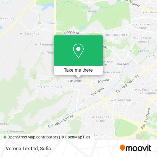 Карта Verona Tex Ltd