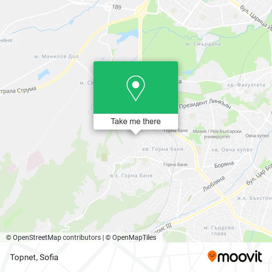 Topnet map