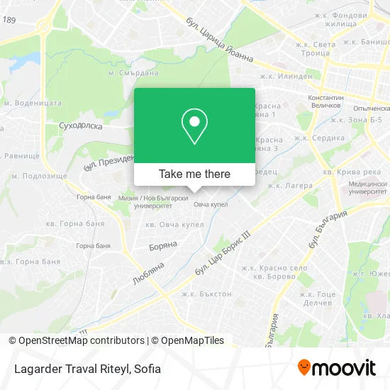 Карта Lagarder Traval Riteyl