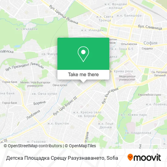 Карта Детска Площадка Срещу Разузнаването