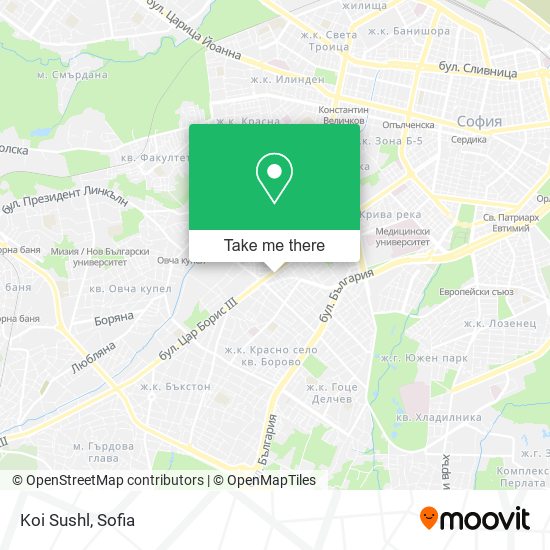 Карта Koi Sushl