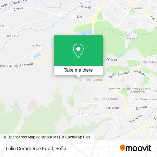 Карта Lulin Commerce Eood