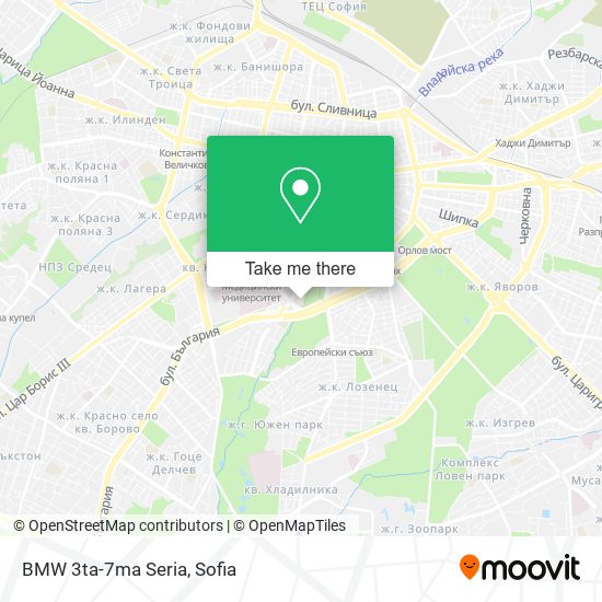 BMW 3ta-7ma Seria map