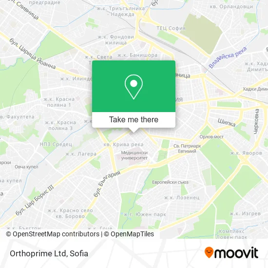 Карта Orthoprime Ltd