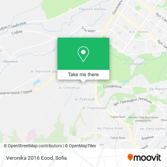 Карта Veronika 2016 Eood