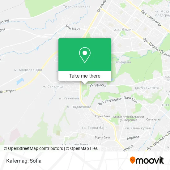 Карта Kafemag