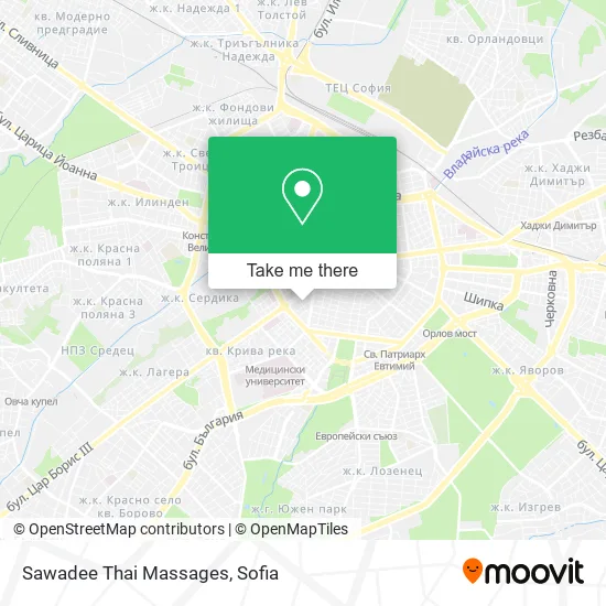 Карта Sawadee Thai Massages