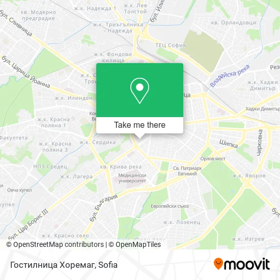 Карта Гостилница Хоремаг