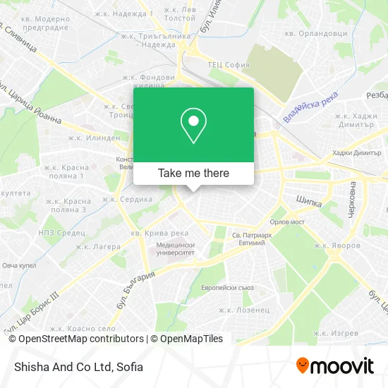 Карта Shisha And Co Ltd