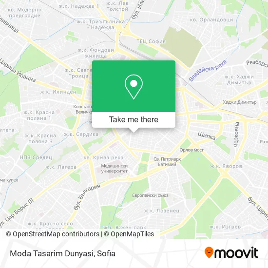 Карта Moda Tasarim Dunyasi