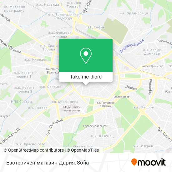 Карта Езотеричен магазин Дария
