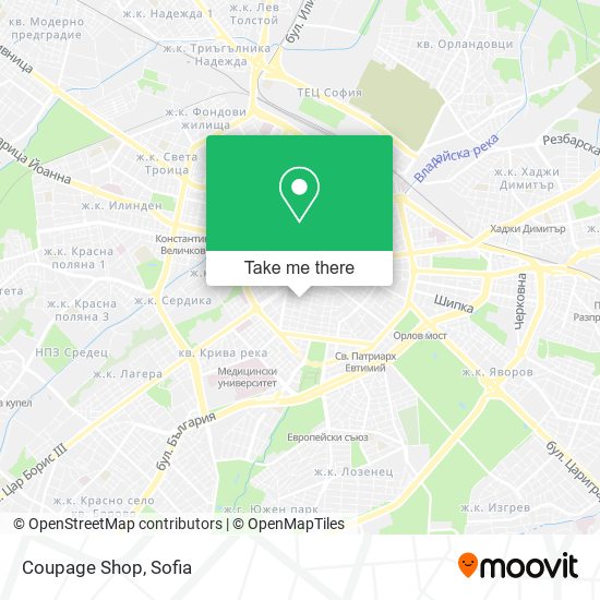 Карта Coupage Shop