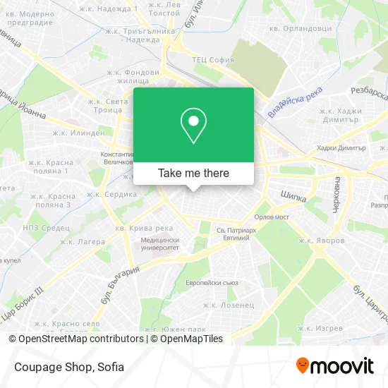 Карта Coupage Shop