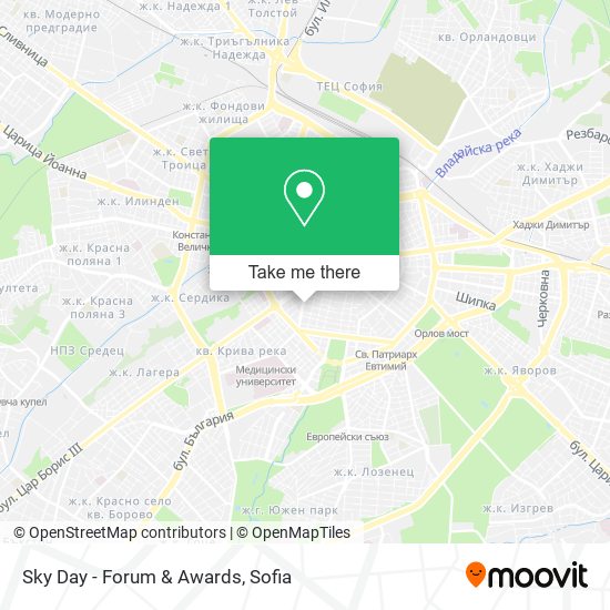 Sky Day - Forum & Awards map