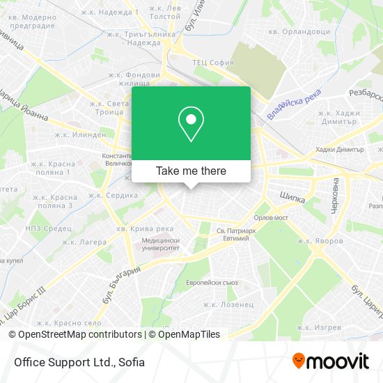 Office Support Ltd. map