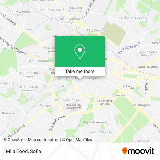 Mila Eood map