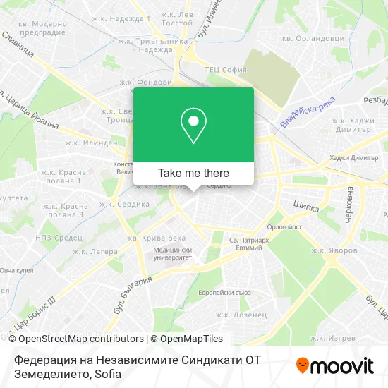 Карта Федерация на Независимите Синдикати ОТ Земеделието