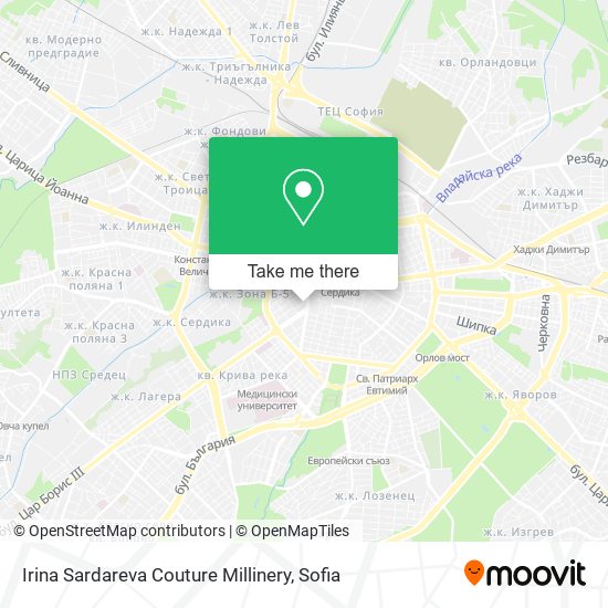 Irina Sardareva Couture Millinery map