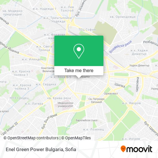Enel Green Power Bulgaria map