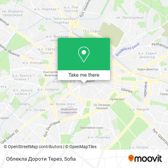 Карта Облекла Дороти Терез
