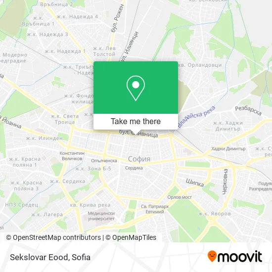 Карта Sekslovar Eood
