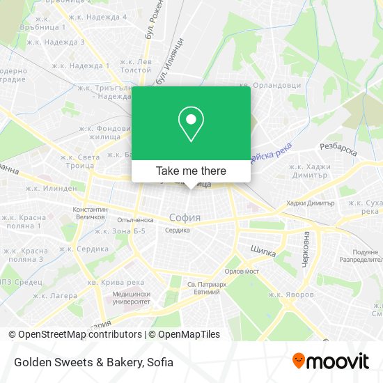 Golden Sweets & Bakery map